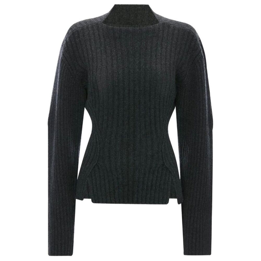 Victoria Beckham Women Ribbed Jumper In Merino Wool